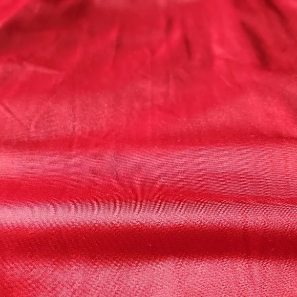 Vintage Miss Elaine red lace cut-out silky Fantasy  babydoll maxi slip dress - Picture 12 of 12